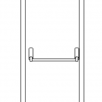 Single Fire Exit Drawing