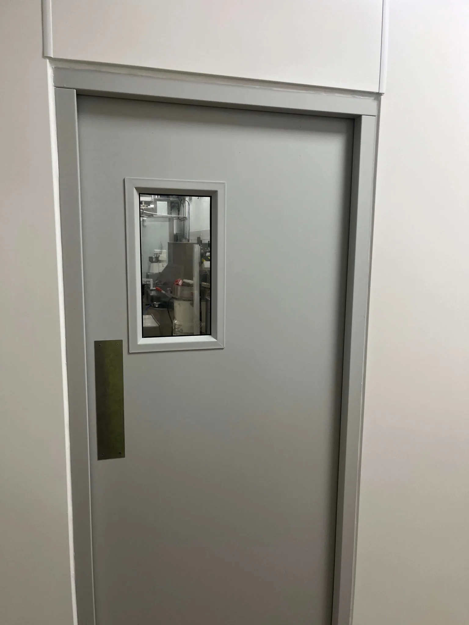 internal steel door with window